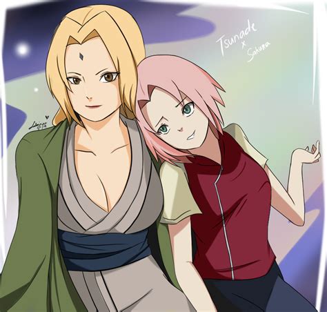 tsunade y sakura|Tsunade X Sakura (colored) by KBLOODSAW on DeviantArt.